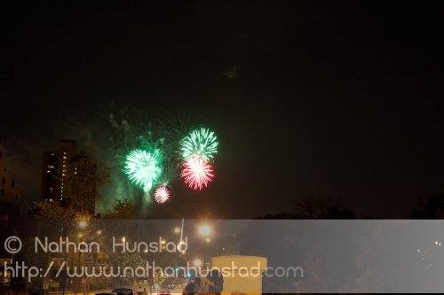 Minneapolis fireworks on 4 July 2010